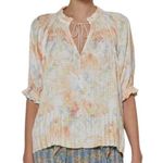 Current Air Anthropologie Angelica Water Color Blouse Photo 0