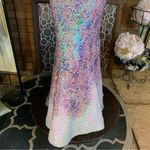 Jovani  STYLE 3784 PINK W/MULTI-COLOR SEQUINS STRAPLESS MERMAID STYLE DRESS (4) Photo 7