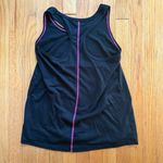 Athletic Works Plank Now Wine Later Workout Tank Top Size Medium Black and Pink Photo 1