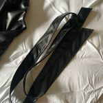 Chanel Black Faux Leather Jacket Photo 4