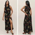 Reformation Ledger Maxi Long Formal Black Dress in Robyn Floral 0 Photo 1