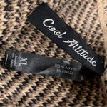 Cool Attitude Cameo Batwing Beige Animal Print Knit Dress Size XL Photo 11