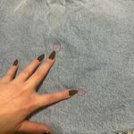 SO Women’s / Junior’s Cropped Denim Shirt Blue Size M Photo 10