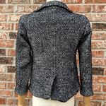 Loft Ann Taylor  black and grey cropped wool-blend peacoat / XS / EUC Photo 8