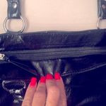 Lancôme Black Faux Leather Moto Shoulder Bag Photo 7