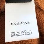 SheIn Fluffy Knit Tan Loose or Off shoulder sweater size S Photo 6