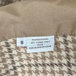 Vintage Tan Houndstooth Double Breasted Blazer 8 Union Made Photo 3