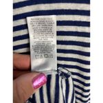 Velvet Tees velvet by Graham & Spencer Dress Navy/White Sleeveless Stripe Tie Waist Sz Small Photo 6