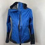 Nau Women’s Sz XS Blue Full Zip Jacket Waterproof Sealed Coat Photo 4