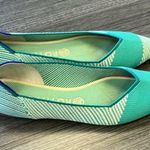 RARE retired Rothy's The Point in Calypso Blue Jade. Size 9.5 Photo 2