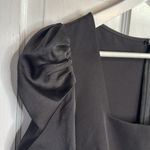 Lulus  Longtime Crush Black Puff Shoulder Long Sleeve Mini Dress W1187 Sz S Photo 5