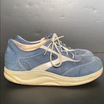 Finn Comfort Made in Germany Nubuck Leather Lace Up Shoe Blue Size 5 Wide Photo 5
