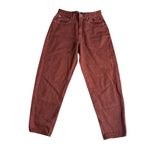 Edwin Women’s Size 26 Anderson Ankle 90’s Relaxed Pants Brown Denim Old Money Photo 1