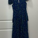 Crescent Self-Portrait Blue Printed Dress Size 4 US $470 Photo 3