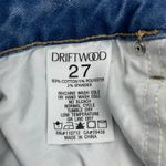 Driftwood Colette High Rise Floral Embroidered Crop Jeans Size 27 Photo 9