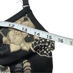 The North Face Black Cream Floral Athletic Activewear Tank Top Size medium Photo 3