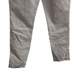 Old Navy  Women's Size 6 Striped Skinny Dress Pants Blue and White Photo 1