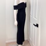 Herve Leger  Black Off-Shoulder Jumpsuit Photo 7
