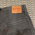 Levi's Levi’s Faded Black High Waisted Jean Shorts Photo 2