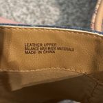 b.o.c Women's Blue Leather Cork Floral Wedge Heel Sandals Slides Size 9 Photo 9