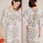 NWT LAIA Anthropologie Floral Botanical Midi Dress Size 10 Photo 0