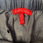 Saks 5th Avenue Off‎ the shoulder, Saks Fifth Ave, denim like, sz lg Photo 1