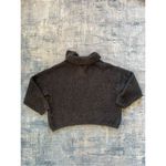 Universal Threads Universal Thread Dark Charcoal Gray Split Neck Lounge Pullover Sweater XXL Photo 2