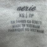 Aerie Tan Camo Crew Neck Mixed Textured Sweatshirt w/ Large Slide Slits- XS Photo 14