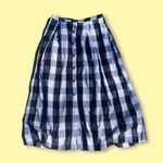 Who What Wear Gingham Print Maxi Skirt Photo 2