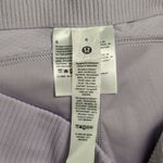 Lululemon Ribbed Softstreme Zip-Leg High-Rise Cropped Pant 25" Lilac Ether 6 Photo 8