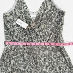 Heartloom NWT Rue Spaghetti Strap Silver Sequin Leopard Dress Photo 4