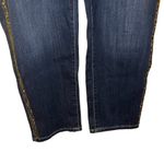 Catherine’s Straight Leg Jeans Rhinestone Tuxedo Stripe Dark Wash Denim 20WP Blue Size undefined Photo 4