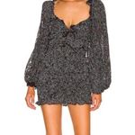 For Love & Lemons Lelia Mini Dress in Black Dot Cocktail Revolve Size XS Photo 3