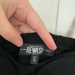 REWASH NEW  women’s solid black‎ molded cup adjustable strap minidress small Photo 4