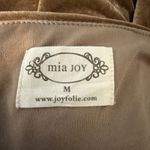 Mia Joy Joyfolie Womens Taupe Velvet Maxi Dress Size M V Photo 7
