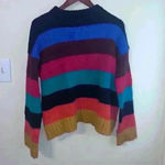 Urban Outfitters Multicolor Rainbow Stripe Sweater Woman's Size Small Photo 2