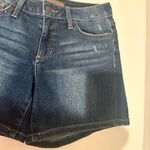 joe's jeans JOE’S Jeans Mid Rise Distressed Hailey Blue Denim Rolled Cuff Shorts size 26 Photo 7