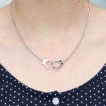 Brandy Melville silver handcuff necklace Photo 0