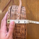 Circular Woven Crossbody Basket Bag Brown Photo 4