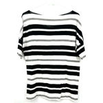 Workshop Republic Clothing  size Small‎ black white striped short sleeve t-shirt Photo 1