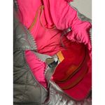 MZ Wallace Parker Metallic Silver Quilted Nylon Crossbody Bag Purse Photo 11