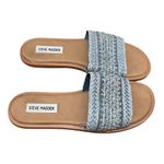 Steve Madden Sienna Slide Sandals Light Gray Women’s Size 7 Photo 4
