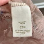 Free People  Cropped Sheer Lace Sleeveless Dusty Pink Top Photo 2