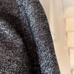 Liz & Sara Black Shimmer Stitch Maxi Dress Size‎ Large Photo 4