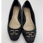 Ann Taylor Factory Black Tweed Slip On Flats Womens Size 7.5 Career Shoes Photo 0