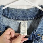 Vtg 80s 90s Women's Beaded Stunning Blue Denim Jacket Sz S Fit M Made In USA Photo 4