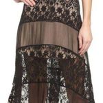 Foxiedox Tristan Lace & Chiffon black maxi dress size L Photo 1