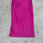 ZARA Women’s Draped Neckline Midi Dress Sleeveless Blogger Favorite in Fuchsia M Photo 7