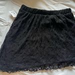 ⚠️SOLD⚠️Lace highwaisted mini flare skirt Black Photo 3