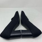 Adrienne Vittadini  Brittiny Black Knit Block Heel Loafer Classic Square Toe 7.5 Photo 5